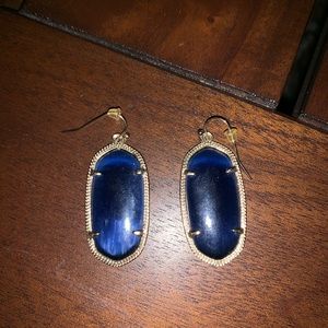 Navy Kendra Scott Earrings